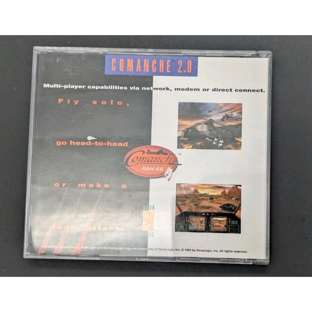 U.S. Navy Fighters PC Game in Original **RARE** Big Box